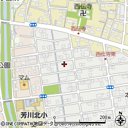 静岡県浜松市中央区本郷町1301周辺の地図