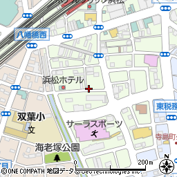 静岡県浜松市中央区砂山町周辺の地図