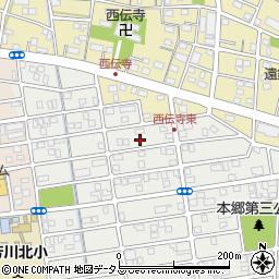静岡県浜松市中央区本郷町1300周辺の地図