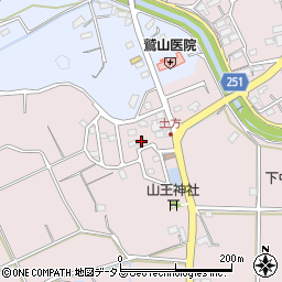 静岡県掛川市下土方1415-17周辺の地図