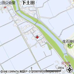 岡山県岡山市北区下土田203周辺の地図