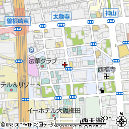 ラーメン食堂&酒場 西松家 梅田周辺の地図