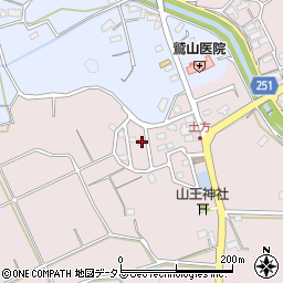 静岡県掛川市下土方1415-27周辺の地図