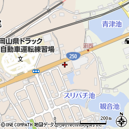 岡山県岡山市東区中尾431周辺の地図