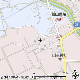 静岡県掛川市下土方1415-34周辺の地図