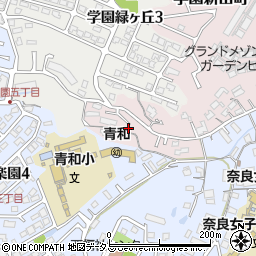 奈良県奈良市学園新田町2875-23周辺の地図