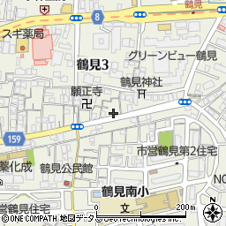 井上ブラシ大阪営業所周辺の地図