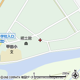 広島県安芸高田市甲田町上甲立392周辺の地図