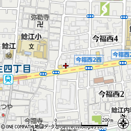 エホバの証人の大阪中央会衆周辺の地図