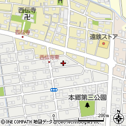 静岡県浜松市中央区本郷町1299周辺の地図