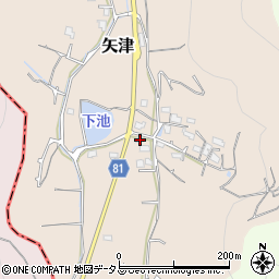 岡山県岡山市東区矢津1606周辺の地図