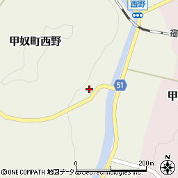 広島県三次市甲奴町西野218周辺の地図