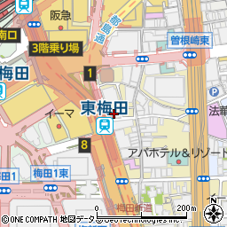 コフレ梅田周辺の地図