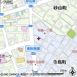 静岡県浜松市中央区寺島町361周辺の地図
