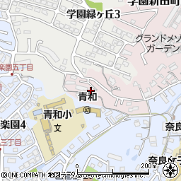 奈良県奈良市学園新田町2875-12周辺の地図