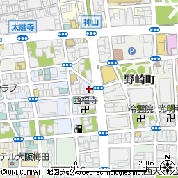 ティエスファクトリー有限会社関西梅田支社周辺の地図