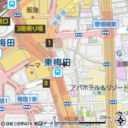 大阪静脈瘤クリニック周辺の地図