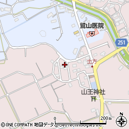 静岡県掛川市下土方1415-26周辺の地図