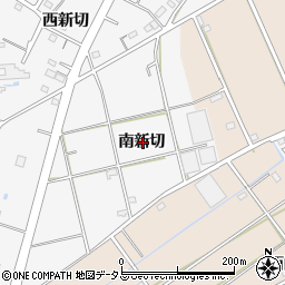 愛知県豊橋市植田町南新切周辺の地図