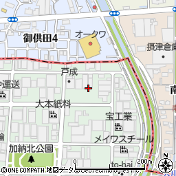 大阪府東大阪市加納5丁目13周辺の地図