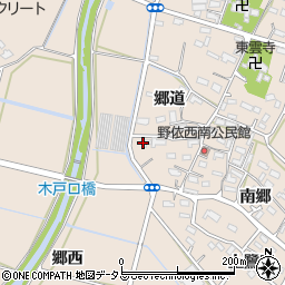 愛知県豊橋市野依町（木戸口）周辺の地図