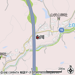 兵庫県神戸市須磨区白川（竹ノ下）周辺の地図