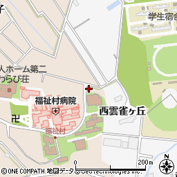 豊橋福祉村簡易郵便局周辺の地図