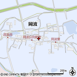 三重県伊賀市岡波890周辺の地図