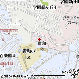 奈良県奈良市学園新田町2875-10周辺の地図