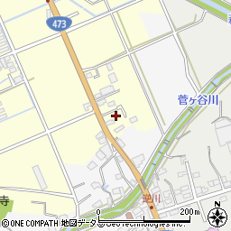 静岡県牧之原市松本46周辺の地図