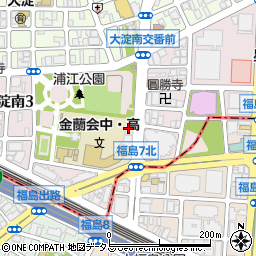 パークサイド西梅田周辺の地図