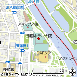 帝国ホテル大阪 オールドインペリアルバー周辺の地図
