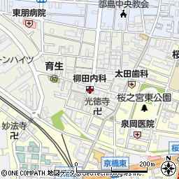 柳田内科周辺の地図