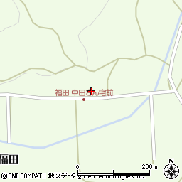 広島県三次市三和町福田203周辺の地図