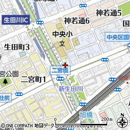 兵庫県神戸市中央区国香通7丁目2周辺の地図