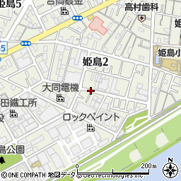 大阪府大阪市西淀川区姫島周辺の地図