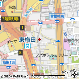 株式会社秋吉グループ　大阪本部周辺の地図