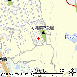 奈良県生駒市小明町2123-13周辺の地図