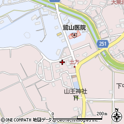 静岡県掛川市下土方1411-2周辺の地図