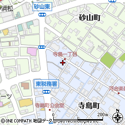 静岡県浜松市中央区寺島町375周辺の地図