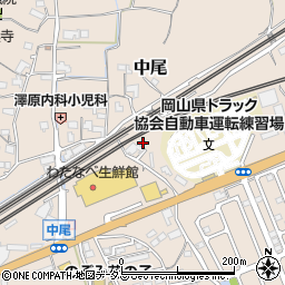 岡山県岡山市東区中尾317周辺の地図