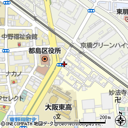 株式会社エスケーイー　京橋ガスセンター周辺の地図