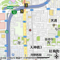 レジュールアッシュ梅田イースト周辺の地図