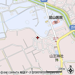 静岡県掛川市下土方1415-36周辺の地図