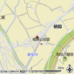 岡山県岡山市東区楢原207周辺の地図