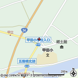 広島県安芸高田市甲田町上甲立495周辺の地図