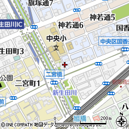 兵庫県神戸市中央区国香通7丁目周辺の地図