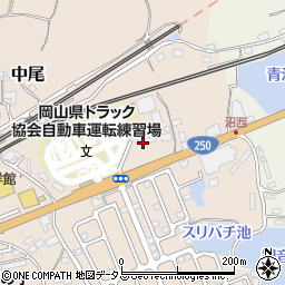 タックス東岡山周辺の地図