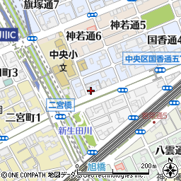兵庫県神戸市中央区国香通6丁目2-6周辺の地図