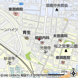 シャトー京橋周辺の地図